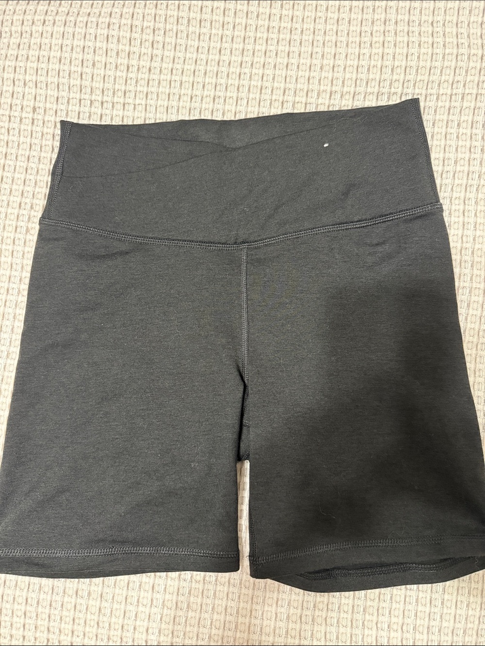 High-Waist Black Women’s Active Shorts